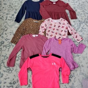 ° Toddler Girls 2T Shirt/Dress Bundle °